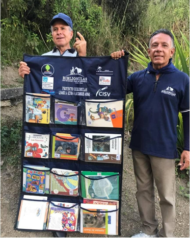 Proyecto Bibliomulas y Pedro Maldonado promueven la lectura.